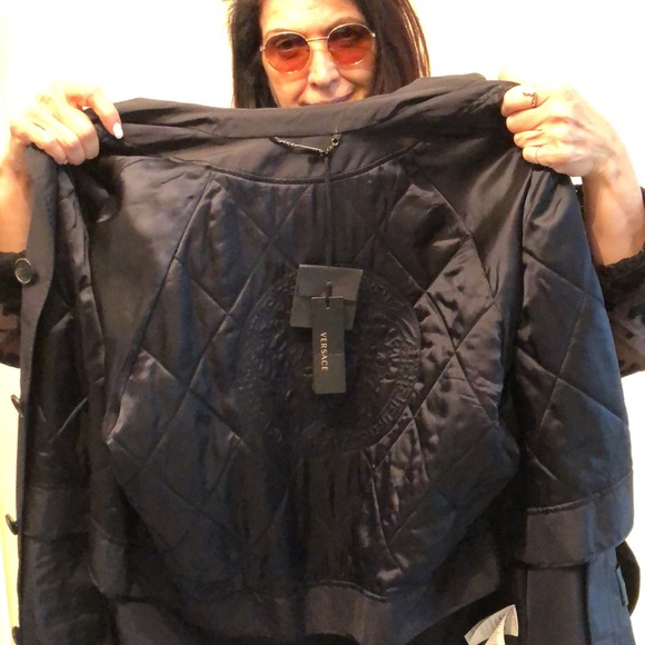 Versace trench coat authentic new - Picture 1 of 11